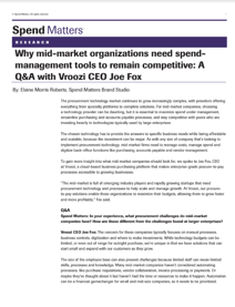 Why mid-market organizations need spend-management tools to remain competitive